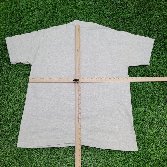 Vintage 90s Funny Big-Head Cartoon Shirt L/XL 22x28 Who-Care's - Picture 3 of 14